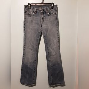 Vintage Y2K 7 For All Mankind Low Rise Blue Jeans Womans Sz 28 Preppy Trendy 90s